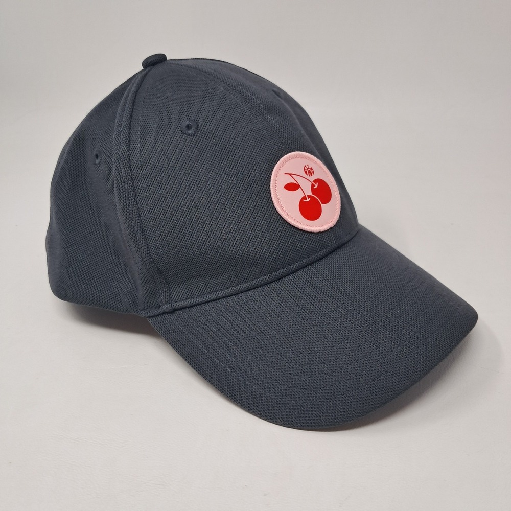 Chick-Fil-A Employee Uniform Hat Cap OOBE Team Style Gray Pink Cherries OSFM